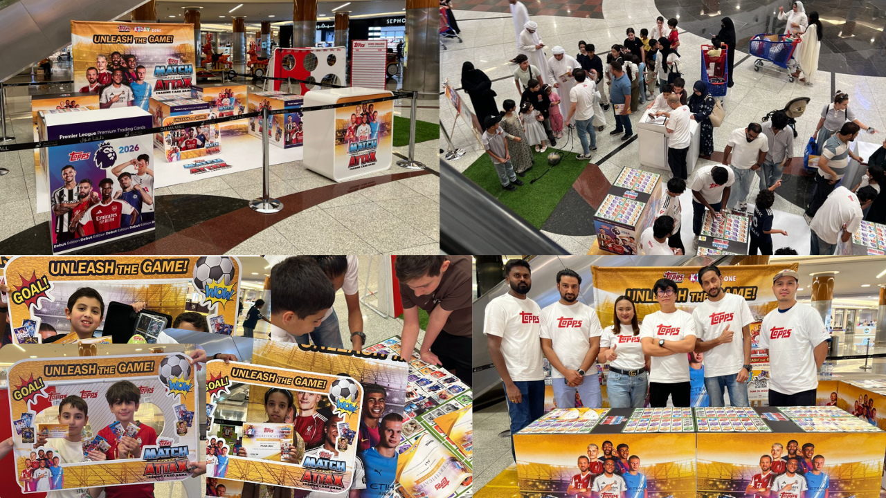 Topps Match Attax Event Highlights at Dalma Mall