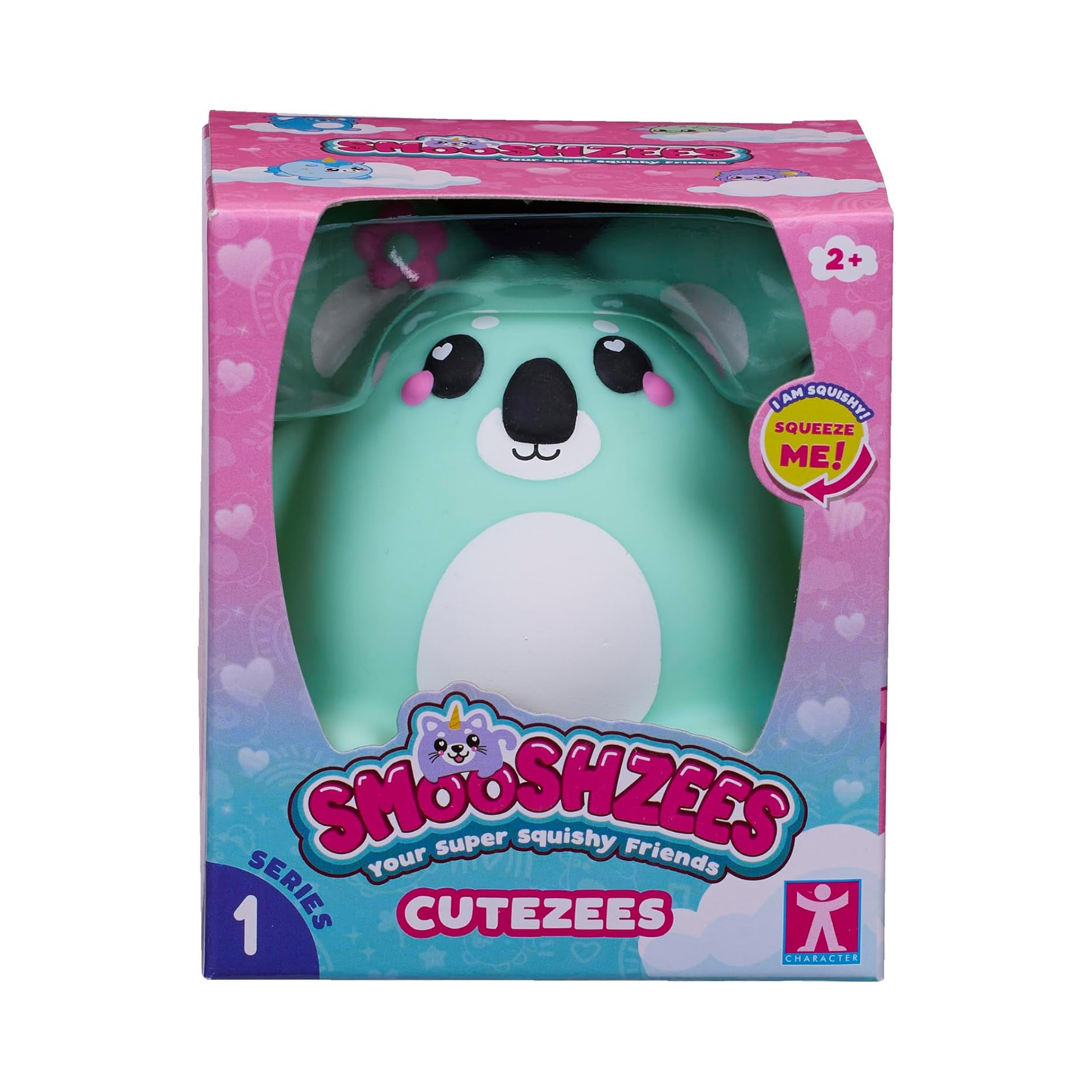 Smooshzees Cutezees Chip, Green Koala, Collectable Characters, Supersoft, Cuddly and Squishy!