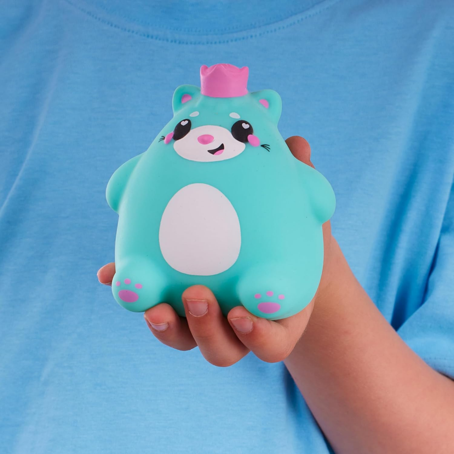 Smooshzees Cutezees Esme, Green Kitty, Collectable Characters, Supersoft, Cuddly and Squishy!