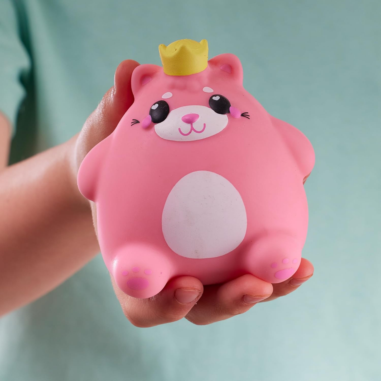 Smooshzees Cutezees Rose, Pink Kitty, Collectable Characters, Supersoft, Cuddly and Squishy!
