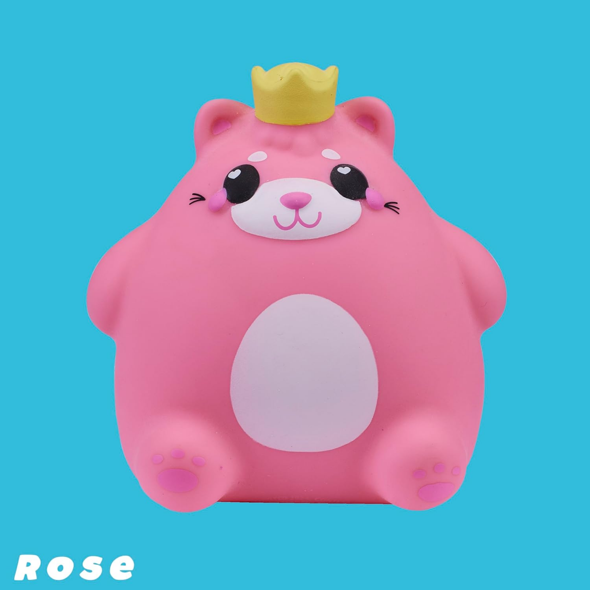 Smooshzees Cutezees Rose, Pink Kitty, Collectable Characters, Supersoft, Cuddly and Squishy!