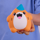 Smooshzees Cutezees Sandi, Orange Shark, Collectable Characters, Supersoft, Cuddly and Squishy!