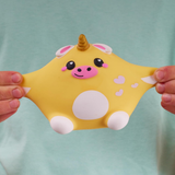 Smooshzees Cutezees Buttercup, Yellow Unicow, Collectable Characters, Supersoft, Cuddly and Squishy!