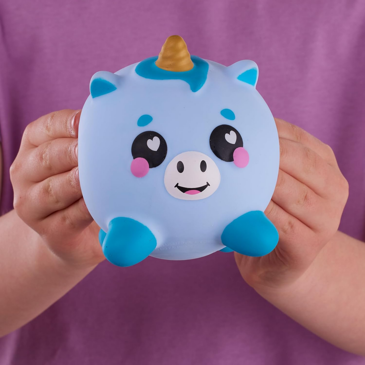 Smooshzees Luvzees, Boltz, Blue Unicorn, Collectable Characters, Supersoft, Cuddly and Squishy!