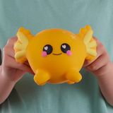 Smooshzees Luvzees, Sonny, Yellow Axolotl, Collectable Characters, Supersoft, Cuddly and Squishy!