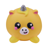 Smooshzees Luvzees, Funder, Yellow Unicorn, Collectable Characters, Supersoft, Cuddly and Squishy!