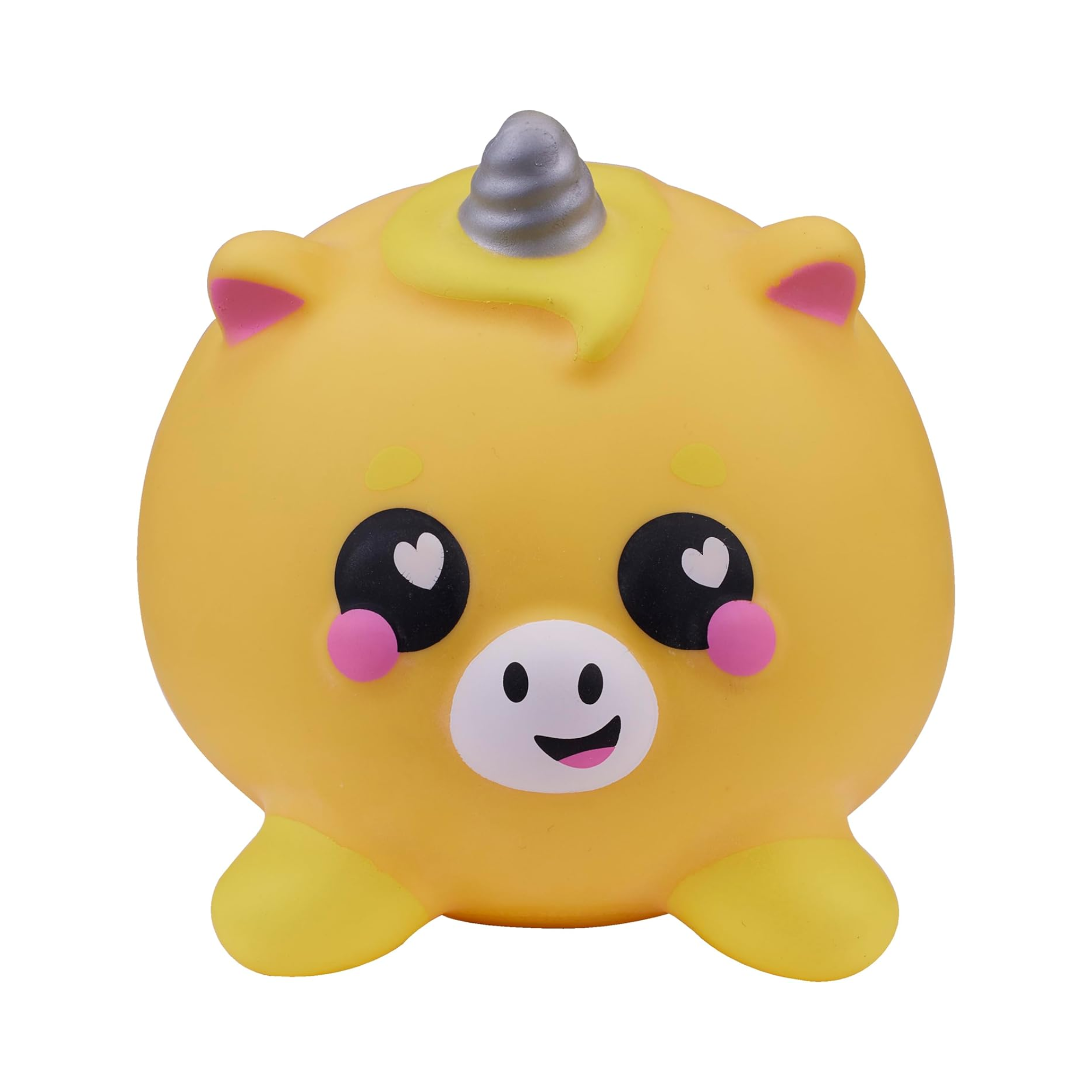 Smooshzees Luvzees, Funder, Yellow Unicorn, Collectable Characters, Supersoft, Cuddly and Squishy!