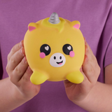 Smooshzees Luvzees, Funder, Yellow Unicorn, Collectable Characters, Supersoft, Cuddly and Squishy!