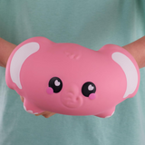 Smooshzees Snugzees, Bubblez, Pink Elephant, Collectable Characters, Supersoft, Cuddly and Squishy!