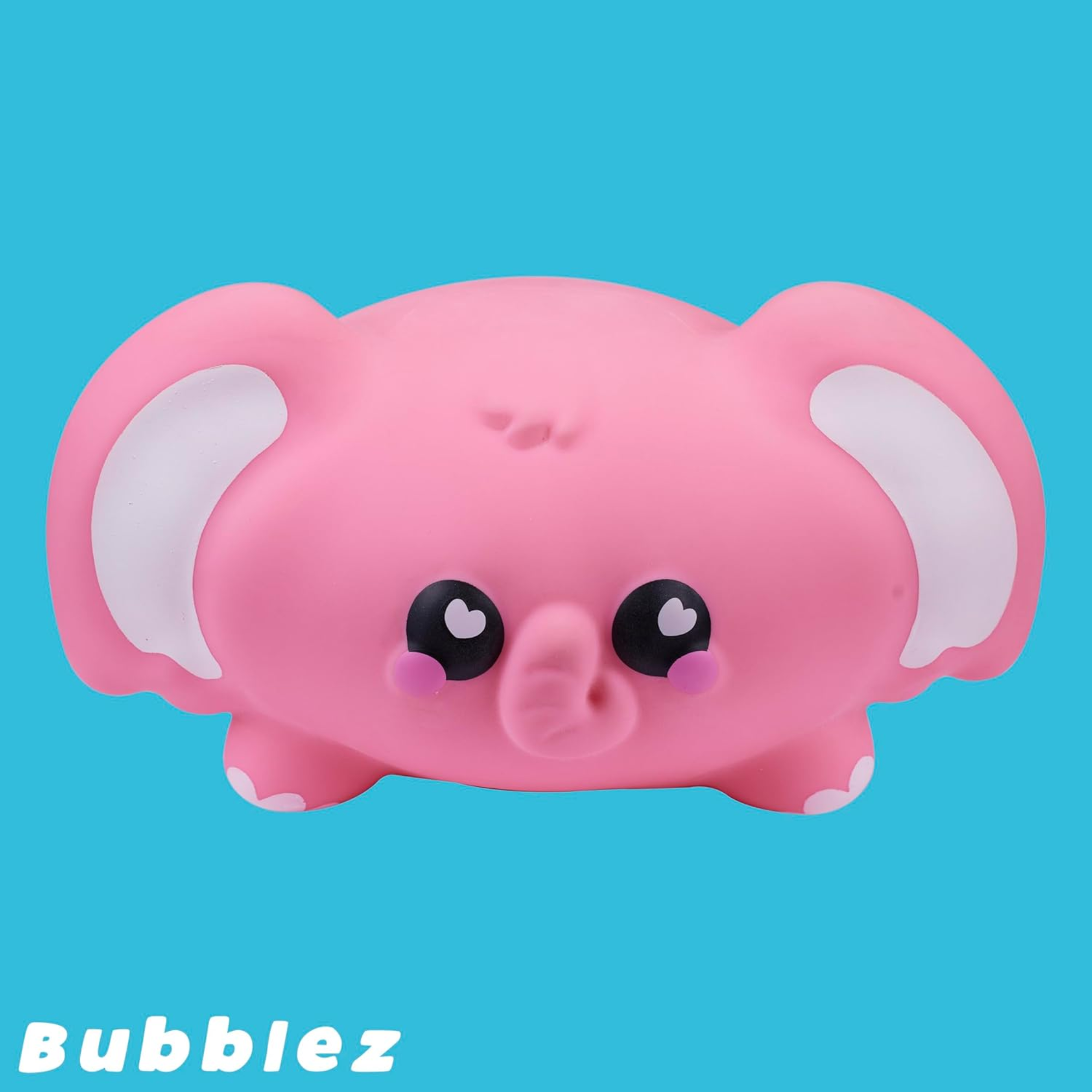 Smooshzees Snugzees, Bubblez, Pink Elephant, Collectable Characters, Supersoft, Cuddly and Squishy!