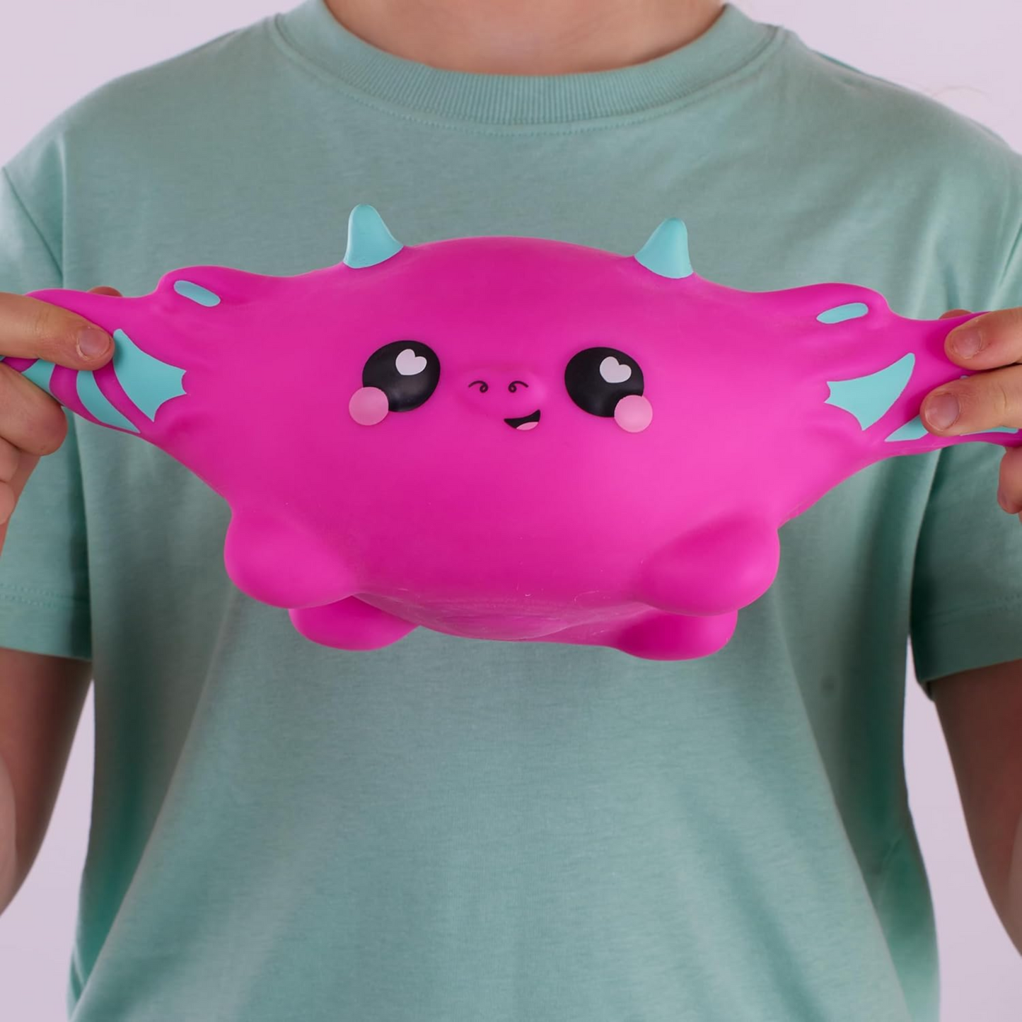 Smooshzees Snugzees, Dinky, Pink Dragon, Collectable Characters, Supersoft, Cuddly and Squishy!