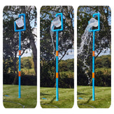 Plum Water Park Tidal Tipper with Height Adjustable Pole, Convenient and Easy to Store Summer Outdoor Water Play Backyard Toy, Suitable for Children 3 Years +, Blue
