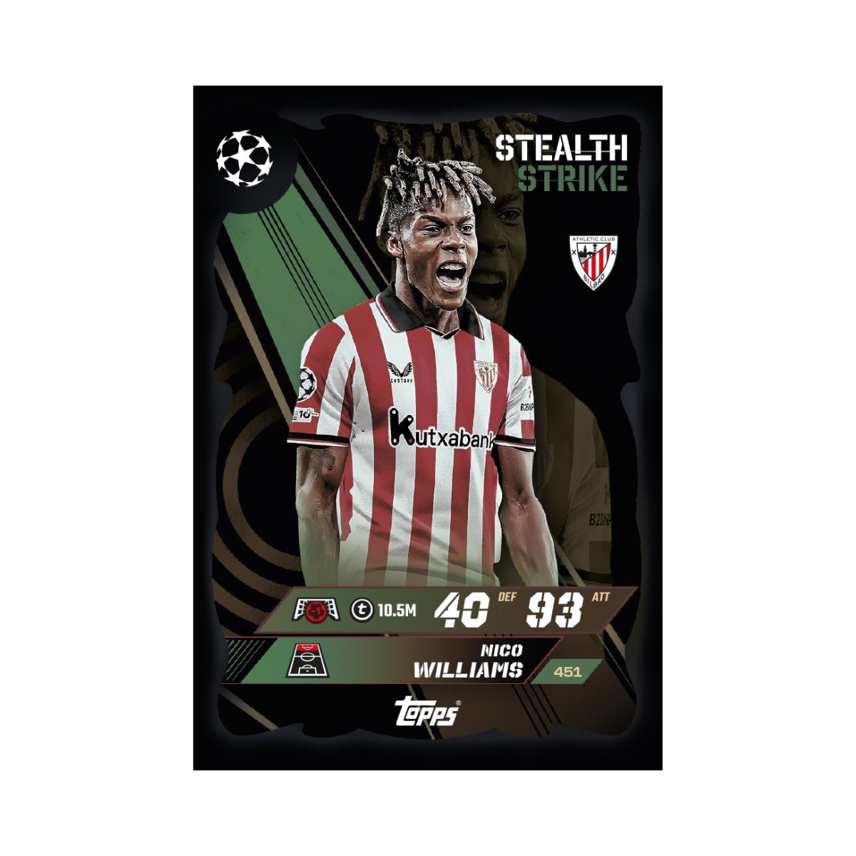 Topps Match Attax UCC 2025 2026 Mini Tin Collectible Football Trading Cards with 32 Cards and Exclusive Worldies Limited Editions, Official UEFA Licensed, Assorted Tin