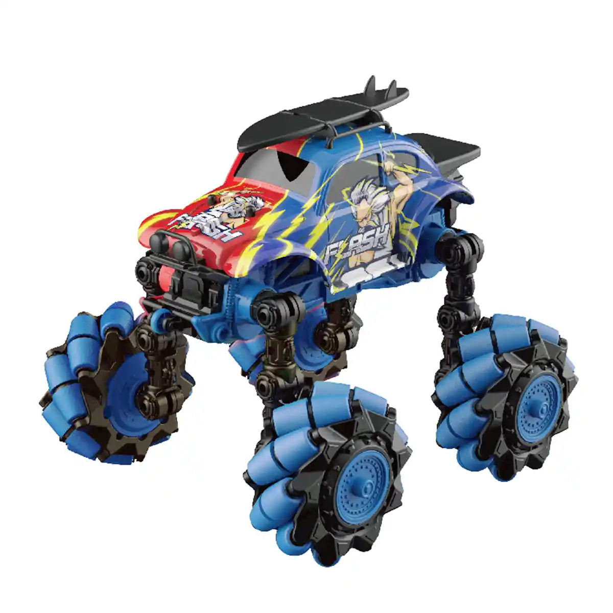 CRAZON Monster R/C Drift Car, 3+ Years, Remote Control Stunt Car with Lights, 360° Rotation & Drift Functions