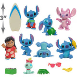Just Play Disney Lilo & Stitch Deluxe 13-Piece Figure Set, Includes Lilo, Stitch, Scrump, Angel & Accessories, Officially Licensed Kids Toy for Ages 3+