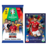 Topps Match Attax UEFA Euro 2024 Trading Cards, 3 Pack with Bonus OY Fidget Keyring, Soccer Cards Collectible Set