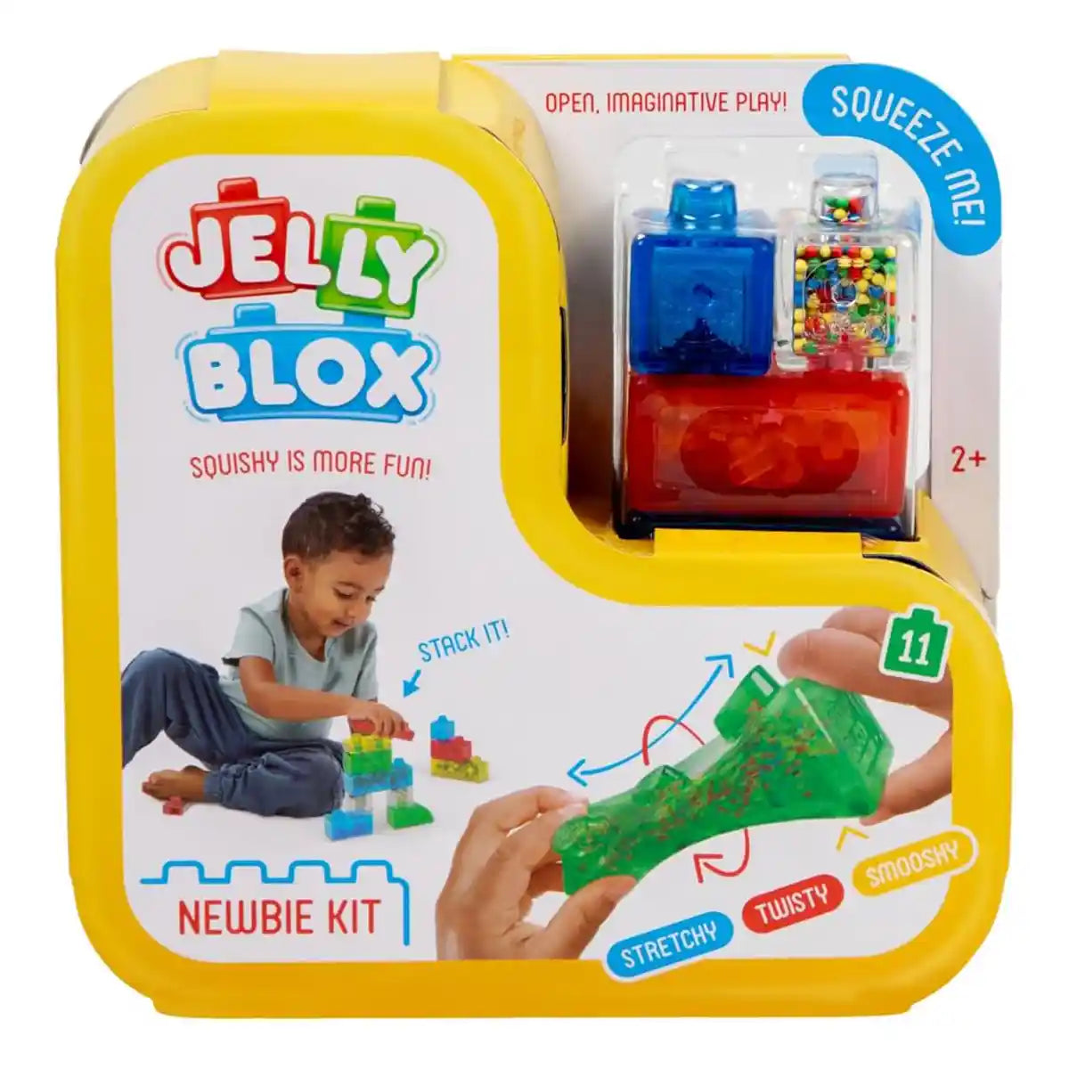 Jelly Blox Newbie KIT - Building Sets , Construction Building Set , Creative STEM Building Blocks for Kids , 24 Months+