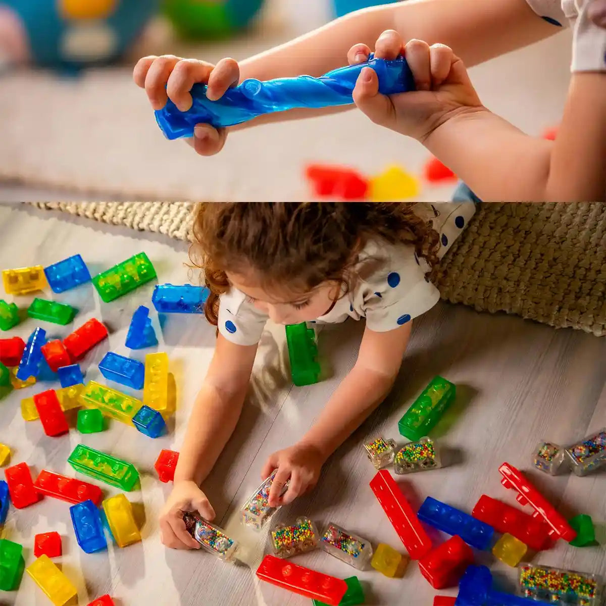 Jelly Blox Vrooom! Truck KIT - Building Sets , Construction Building Set , Creative STEM Building Blocks for Kids , 24 Months+