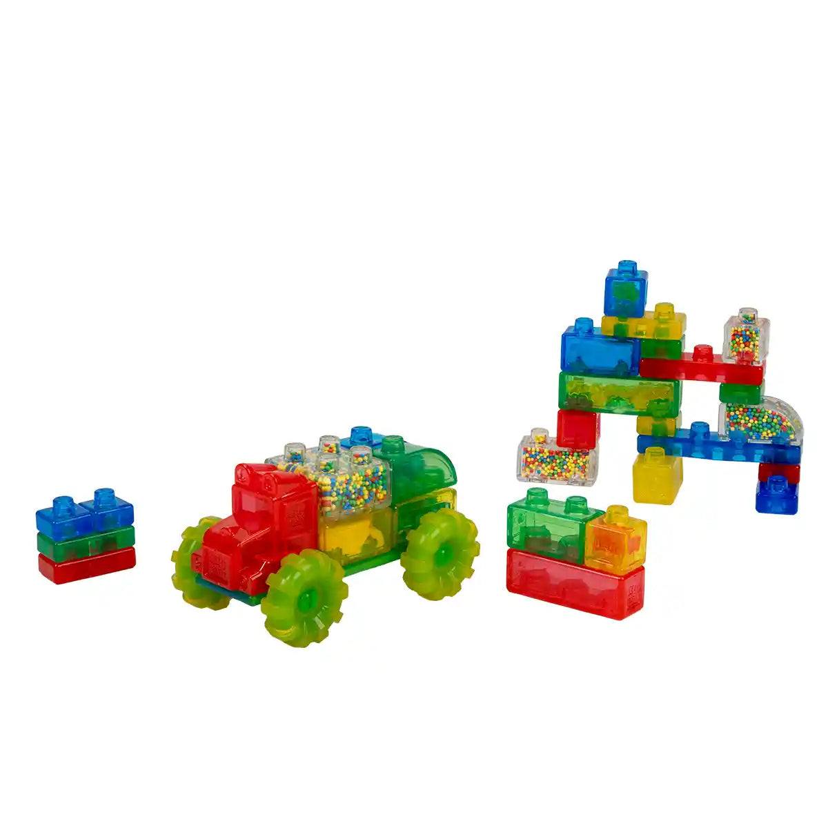 Jelly Blox Vrooom! Truck KIT - Building Sets , Construction Building Set , Creative STEM Building Blocks for Kids , 24 Months+
