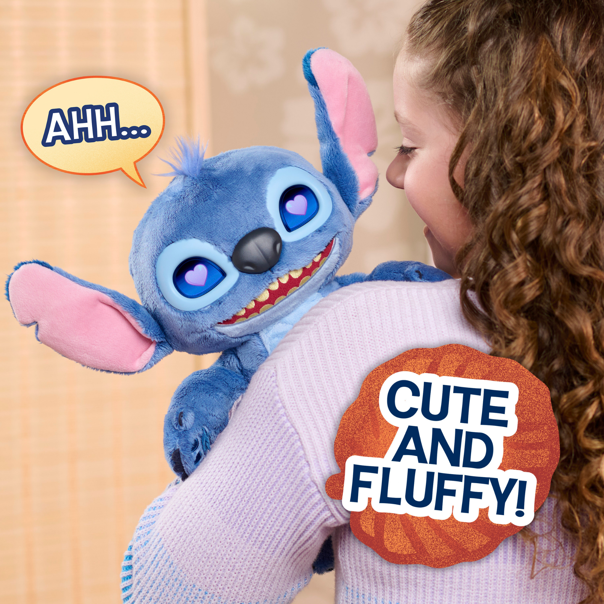 Disney Lilo & Stitch 14 Inch (35 cm) Interactive Plush with 50+ Sounds & Phrases, Soft and Cuddly Huggable Stuffed Alien Animal Kids Toy, Officially Licensed By Just Play, for Boys and Girls 2 Y+