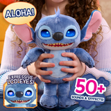 Disney Lilo & Stitch 14 Inch (35 cm) Interactive Plush with 50+ Sounds & Phrases, Soft and Cuddly Huggable Stuffed Alien Animal Kids Toy, Officially Licensed By Just Play, for Boys and Girls 2 Y+