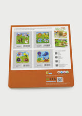 Viga Wild Animals, 4 Piece Knob Puzzle, Montessori Wooden Toy, Develops Sensory, Cognitive & Fine Motor Skills, Non-Toxic & Eco-friendly Kids Educational Toy, Suitable for Boys and Girls Aged 12m+