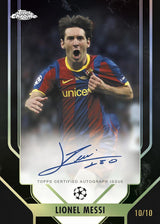 Topps Chrome UEFA Club Competitions 2025/26 Mega Box Football Trading Cards, Official UEFA Soccer Card Collection with Exclusive Mega Box Parallels, Refractors, Inserts & Autograph Chase Cards