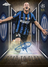 Topps Chrome UEFA Club Competitions 2025/26 Mega Box Football Trading Cards, Official UEFA Soccer Card Collection with Exclusive Mega Box Parallels, Refractors, Inserts & Autograph Chase Cards