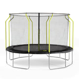 Plum 12ft Springsafe Jumper Trampoline with Enclosure, Safety Net and Foam Pad Protection, Stable Recreational Outdoor Toy with UV, Rust + Weather Protection, Suitable for Kids 6 Years and Above