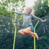Plum 8ft Springsafe Jumper Trampoline with Enclosure, Safety Net and Foam Pad Protection, Stable Recreational Outdoor Toy with UV, Rust + Weather Protection, Suitable for Kids 6 Years and Above