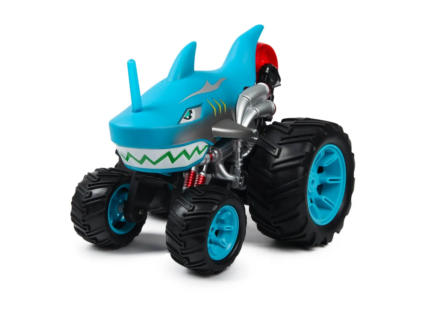 Crazon 1:14 Shark Stunt RC Car, 5 Wheel Anti Flip Design, 360° Spin, Drift Action, Rear Wheel Standing, 2.4GHz Remote Control Car for Kids 3+