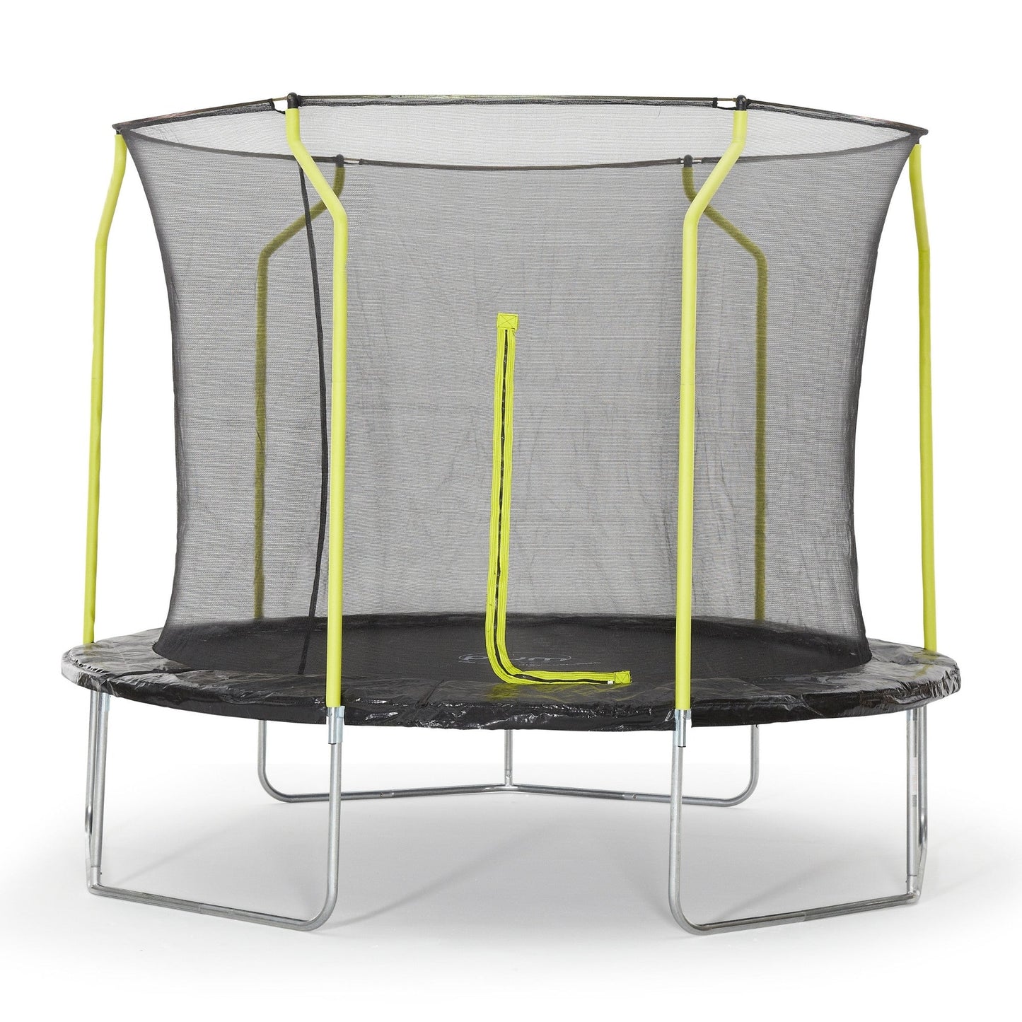 Plum 10ft Springsafe Jumper Trampoline with Enclosure, Safety Net and Foam Pad Protection, Stable Recreational Outdoor Toy with UV, Rust + Weather Protection, Suitable for Kids 6 Years and Above