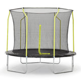 Plum 10ft Springsafe Jumper Trampoline with Enclosure, Safety Net and Foam Pad Protection, Stable Recreational Outdoor Toy with UV, Rust + Weather Protection, Suitable for Kids 6 Years and Above