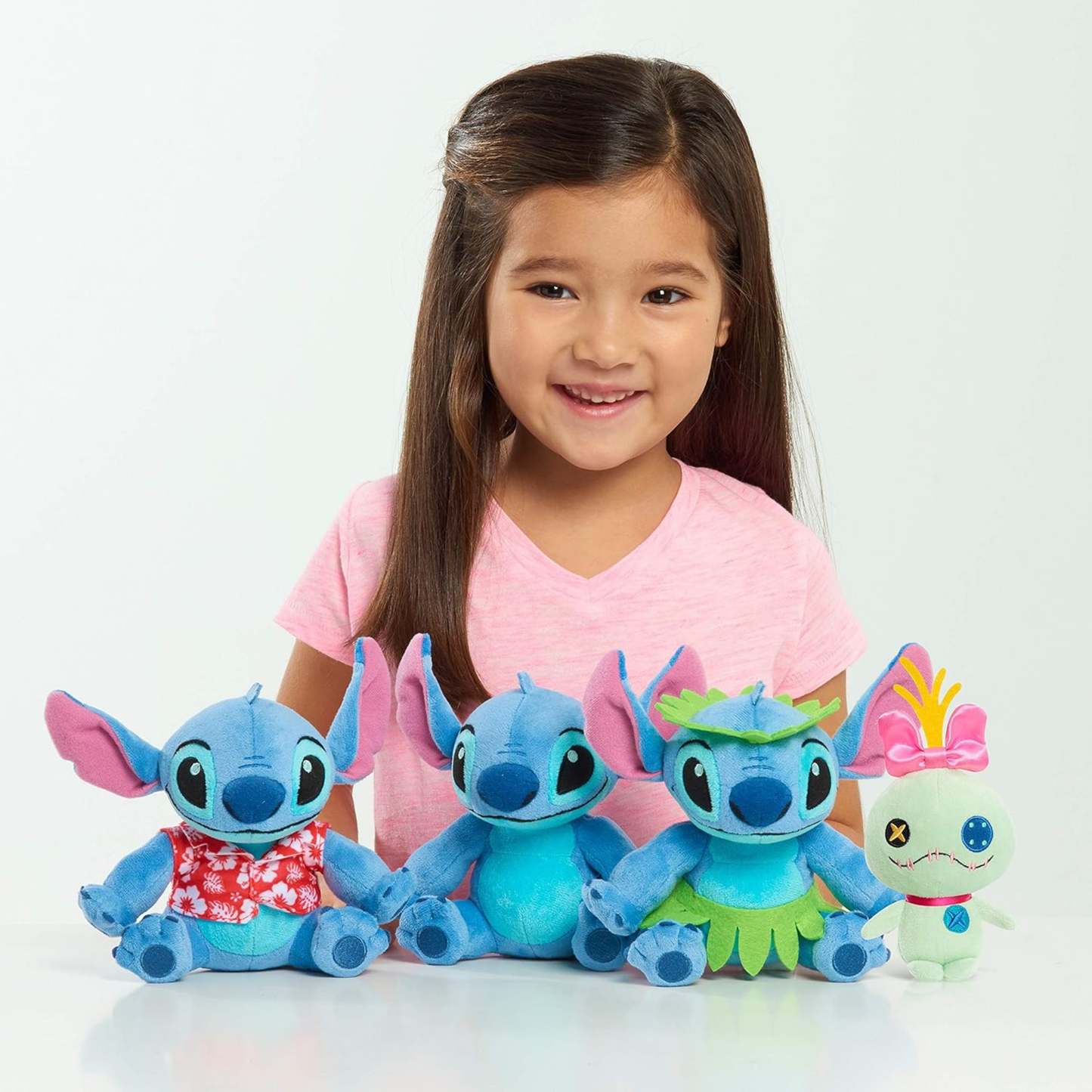 Disney Lilo & Stitch 6" Inch (15 cm) Scented Stitch Plush with Sound, Soft and Cuddly Huggable Stuffed Alien Animal Toy, Officially Licensed Kids Toys By Just Play, for Boys and Girls, Aged 2 Years+
