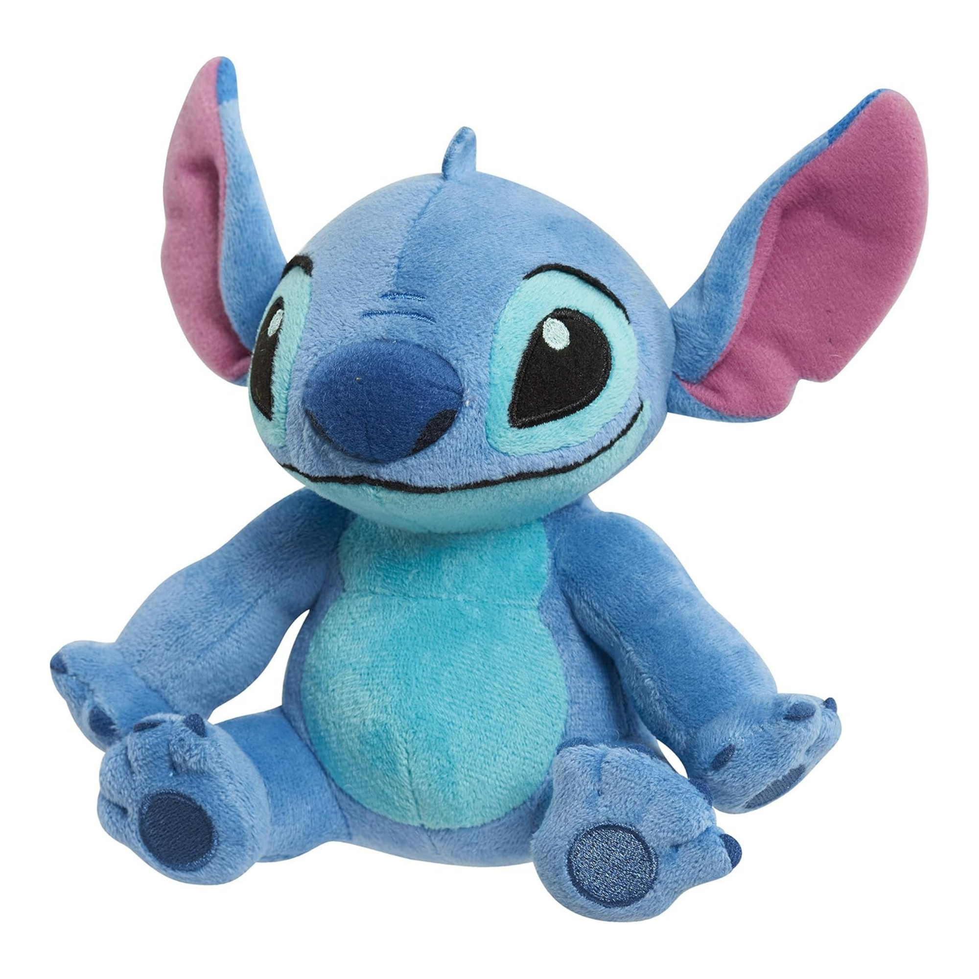 Disney Lilo & Stitch 6" Inch (15 cm) Scented Stitch Plush with Sound, Soft and Cuddly Huggable Stuffed Alien Animal Toy, Officially Licensed Kids Toys By Just Play, for Boys and Girls, Aged 2 Years+