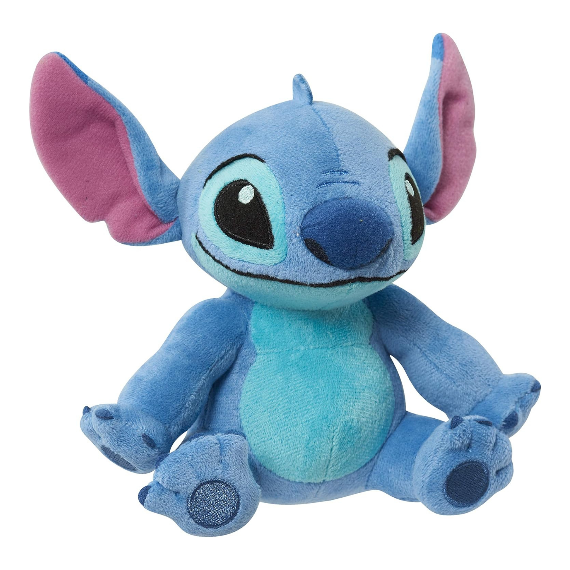 Disney Lilo & Stitch 6" Inch (15 cm) Scented Stitch Plush with Sound, Soft and Cuddly Huggable Stuffed Alien Animal Toy, Officially Licensed Kids Toys By Just Play, for Boys and Girls, Aged 2 Years+