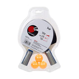 Supreme Sports Short Handle Table Tennis Racket Set 5-Pieces