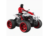 Crazon 1:16 Smoking Quad Bike RC, 4WD Stunt Motorcycle with Lights Smoke 20kmh Speed 25m Range for Kids Boys