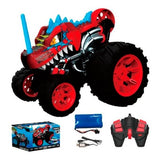 Crazon Dino Remote Control RC Stunt Car with 360° Rotation, 5-Wheel Design, Rechargeable Battery, Kids Ages 3+, Remote Control