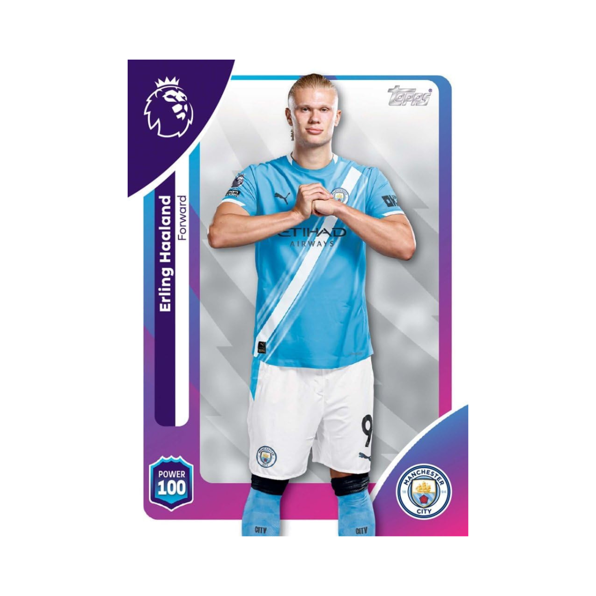Topps Premier League 2025 2026 Football Trading Cards Starter Pack, Includes 10 Cards with Special Inserts, Gold Lion Limited Card, Collector Binder Checklist and Guide, Official Premier League Collectible