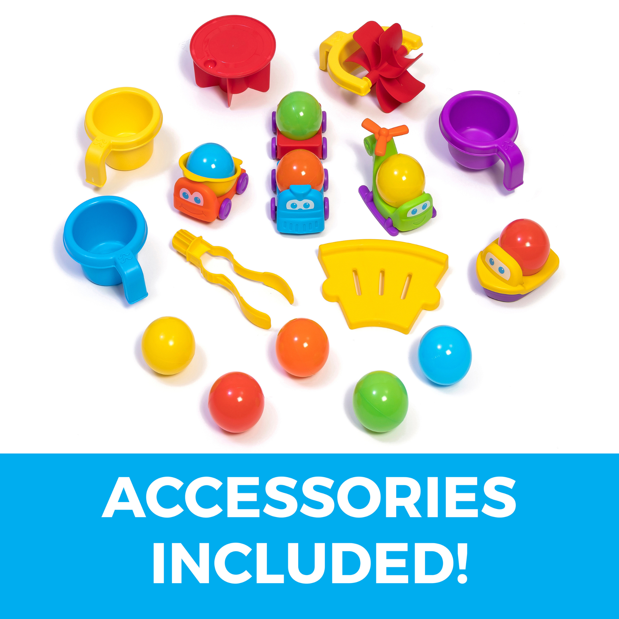 Step2 Ball Buddies Adventure Center, Indoor and Outdoor Water Table, Activity Toy with Helicopter, Boat, Train, Dump Truck and Other AccessoriesSuitable for Kids both Boys and Girls Aged 18m and Above