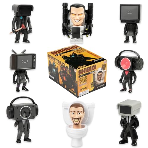 SKIBIDI Toilet Mystery Figure Collector Series, Collectible Figures, Officially Licensed Toilet Merch.