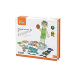Viga Wooden Magnetic Puzzle Educational Dress Up - Boy