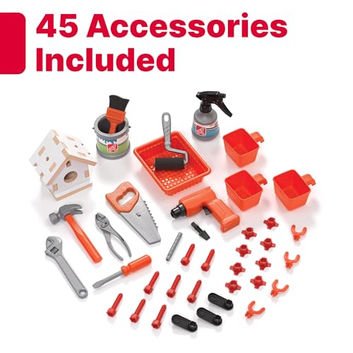 Step2 Big Builders Pro Workshop, Pretend Play Workshop & Toolbench for Toddlers