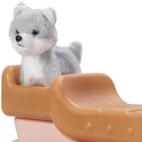 Step2 Kids Ride Along Scooter, Single Seater Easy to Store Ride On Toy with Rear Storage Slot, Suitable for Children both Boys and Girls Aged 18m and Above, Pink
