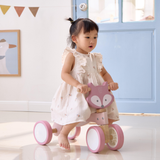 PolarB Wooden Trike for Toddlers with Safety Steering Lock and EVA Tyres – Ride-On Balance Bike for Ages 12 Months and Up – Develops Coordination and Gross Motor Skills