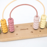 PolarB My First Numbers Wooden Abacus, Bear Design Counting Toy for Toddlers, Educational Math Toy for Ages 12 Months and Up
