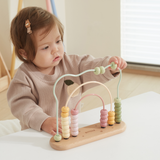 PolarB My First Numbers Wooden Abacus, Bear Design Counting Toy for Toddlers, Educational Math Toy for Ages 12 Months and Up