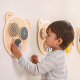 Viga Mixing Colors Wall Toy, Montessori Wooden Color Blending Panel with Rotating Discs, Builds Visual Perception & Coordination, Eco-Friendly & Non-Toxic Toy, for Boys & Girls Ages 18M+