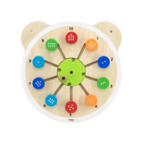 Viga Wooden Matching Numbers, 6-Piece Number Recognition Panel, Montessori Wall-Mounted Toy, Develops Counting, Logic & Fine Motor Skills, Eco-Friendly & Non-Toxic, for Toddlers 18M+